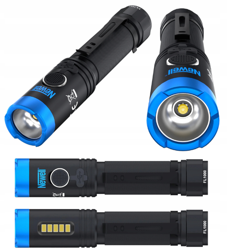 Latarka taktyczna Newell FL1000 USB-C na Arena.pl