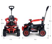 MILLY MALLY 6967 Pojazd na akumulator Start ATV Red