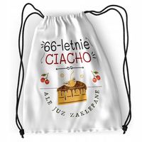 Plecak Urodziny 66 66Te Sportowy Szkolny Worek Z Nadrukiem Ze Zdjęciem