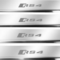 Listwa progowa AUDI A4 B9 RS4 Stal nierdzewna 304 połysk 4szt