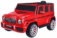 Auto na Akumulator MERCEDES 2x45W 12V4,5AH Ekoskóra Koła Eva Pilot Czerwony