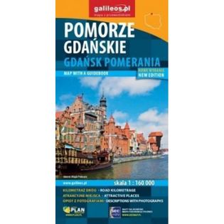 Pomorze Gdańskie. Pommerellen mapa 1:160 000 (wersja niemiecka, nowe wydanie) Opracowanie zbiorowe
