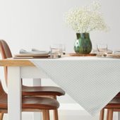 Obrus dekoracyjny FLASH-6 85x85 Eurofirany szampański w prążki