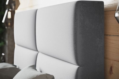 Łóżko tapicerowane LUX 3 200x200 ze  Stelażem i pojemnikiem na Arena.pl