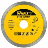 tarcza diamentowa do cięcia płytek 110*20mm hard tile - dw dt3715