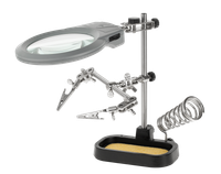 Trzecia ręka zestaw narzędzi do lutowania uchwyt lupa Kemot