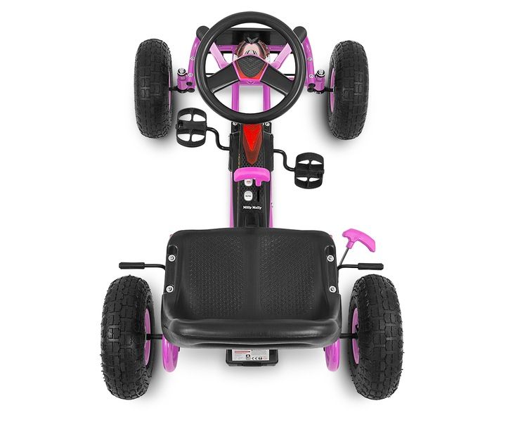 Gokart na pedały Milly Mally Thor Pink zdjęcie 4