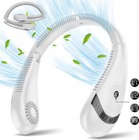 WIATRAK PRZENOŚNY NA SZYJĘ przenośny przez USB 5000mAH