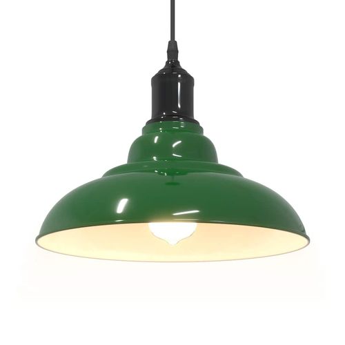 Lampa wisząca z regulacją wysokości E27 połysk zielony metal na Arena.pl