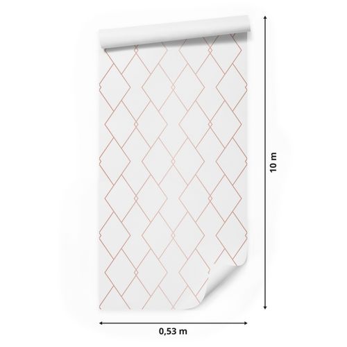 Tapeta Nowoczesny WZÓR Geometryczny 3D Do Salonu na Arena.pl