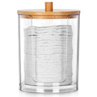 Pojemnik Łazienkowy Organizer na Płatki do Twarzy Kosmetyczne Higieniczne