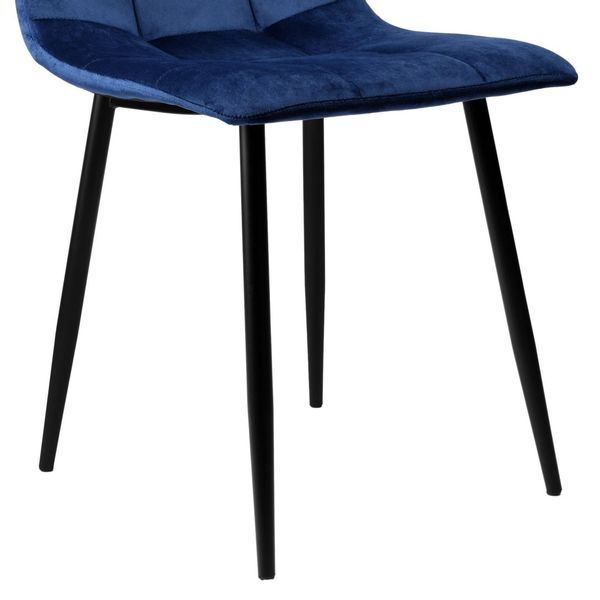 Krzesło welurowe DENVER velvet jasnoniebieskie zdjęcie 8