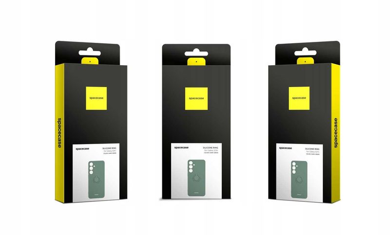 Spacecase Silicone Ring Galaxy S24+ Dark Green zdjęcie 8