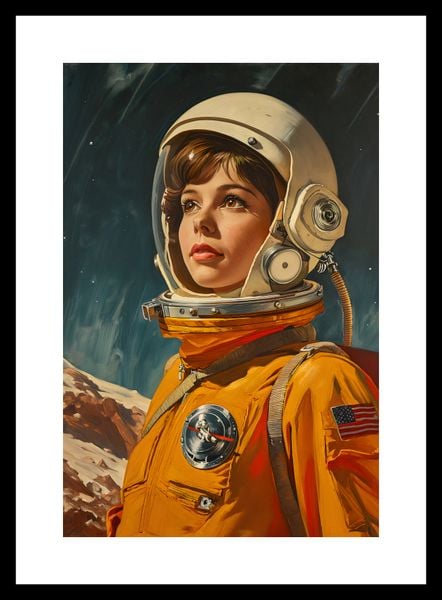Plakat 20x30cm Pionierka Kosmosu zdjęcie 3