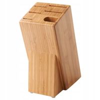 IKEA blok na noże HYVLA bambus 10x25cm na 5 noży