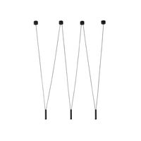 Loftowa LAMPA wisząca Viva III Nero Orlicki Design metalowa OPRAWA tuby zwis czarny