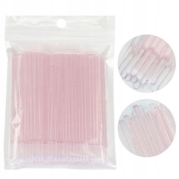 100x MIKRO APLIKATORY DO RZĘS BROKAT zdjęcie 3