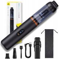 BASEUS ODKURZACZ SAMOCHODOWY 12000Pa 90W 2000mAh BEZPRZEWODOWY BEZWORKOWY