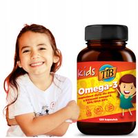 Kwasy OMEGA-3 DLA DZIECI 30% EPA DHA na 120 dni Suplement z Certyfikatem