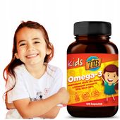 Kwasy OMEGA-3 DLA DZIECI 30% EPA DHA na 120 dni Suplement z Certyfikatem