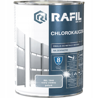RAFIL CHLOROKAUCZUK EMALIA DO METALU I BETONU SZARY CIEMNY 7046 0.75L