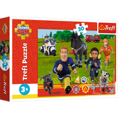 Puzzle - 30 - Gotowi do pomocy - Strażak Sam - Trefl 18297