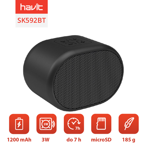 Głośnik Bluetooth Havit Sk592Bt (Czarny) na Arena.pl
