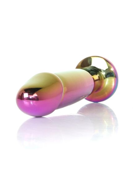 Plug-Jewellery Multicolour Penis Plug- Clear M zdjęcie 3