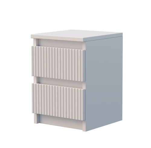 SZAFKA NOCNA STOLIK NOCNY DWIE SZUFLADY KASZMIR DO SYPIALNI FRONT na Arena.pl