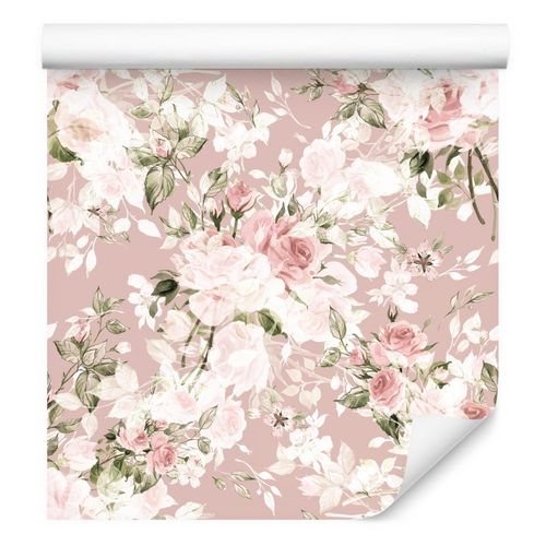 Tapeta Do Salonu Sypialni Kwiaty Natura Rośliny Styl Retro na Arena.pl