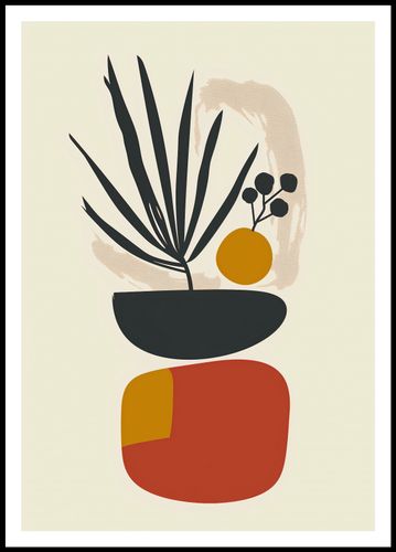 Plakat 68x98cm Botaniczny Wgląd na Arena.pl