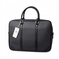 ELEGANCKA TORBA NA LAPTOPA AKTÓWKA TORBA NA DOKUMENTY CZARNA DO RĘKI