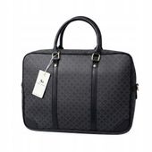 ELEGANCKA TORBA NA LAPTOPA AKTÓWKA TORBA NA DOKUMENTY CZARNA DO RĘKI