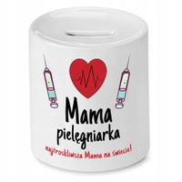 Skarbonka Dla Mamy Matki Mama Pielęgniarka Z Nadrukiem Ze Zdjęciem