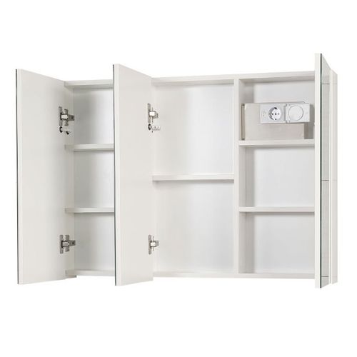 MIADOMODO Szafka z lustrem i oświetleniem LED, 90 x 65 cm na Arena.pl