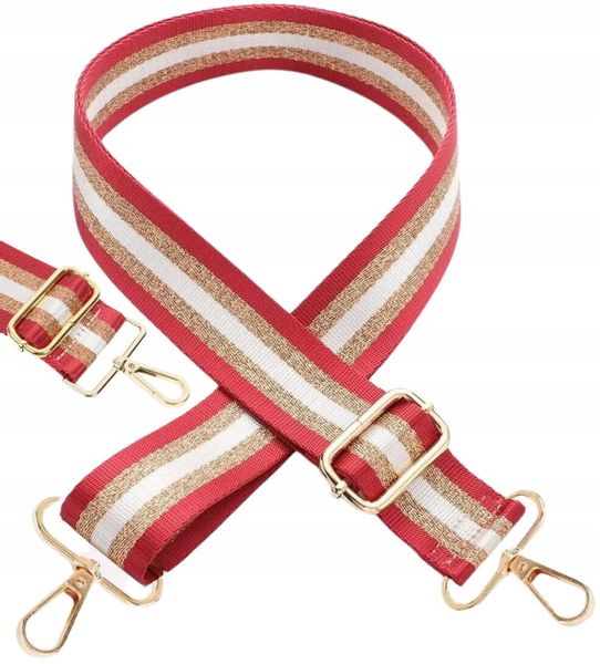 Pasek Do Torby Torebki - Regulowany, Parciany, Szeroki zdjęcie 2