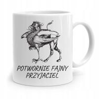 Kubek Prezent Dla Przyjaciela Potwornie Fajny Z Nadrukiem Ze Zdjęciem