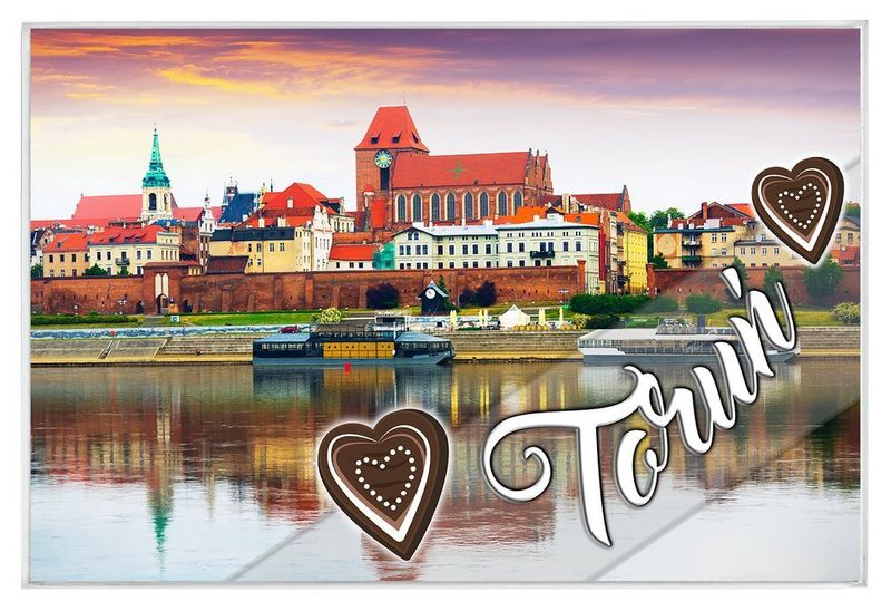 Toruń piernik - magnes szklany zdjęcie 1