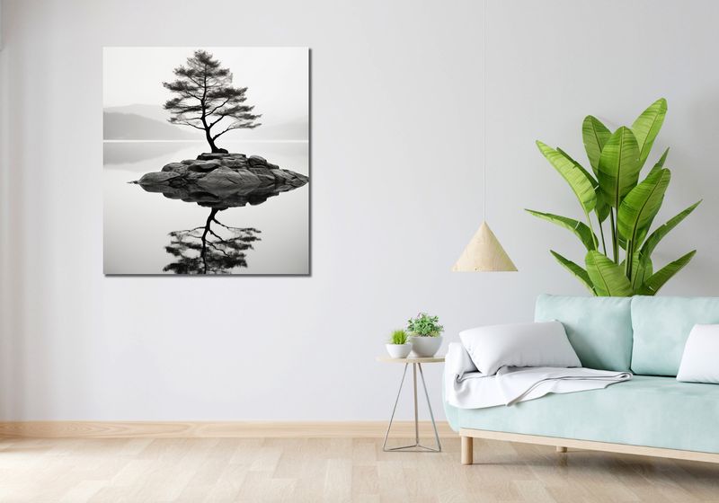 Obraz 90x100cm Samotne Drzewo zdjęcie 2