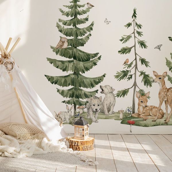 Naklejki Wilki Zające DK487 zdjęcie 2