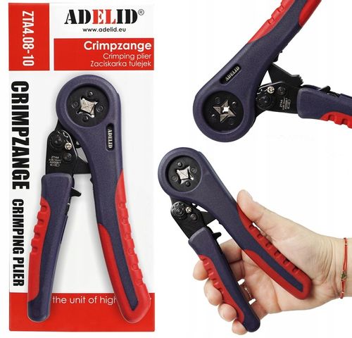 PRASKA ZACISKARKA KABLI TULEJEK KOŃCÓWEK 0,08-10 na Arena.pl