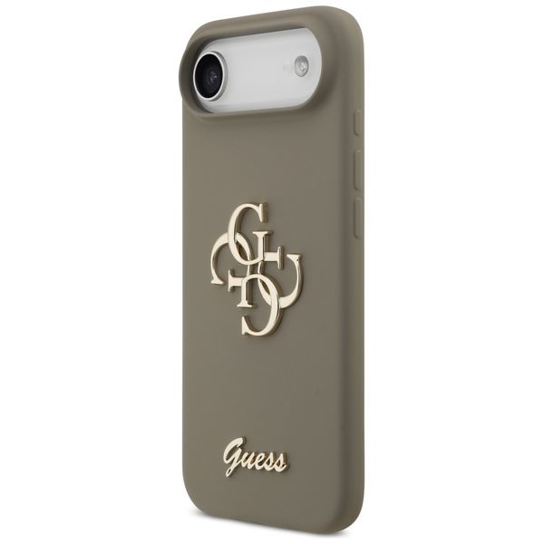 etui guess silicone big 4g script do     iphone air brązowy zdjęcie 2