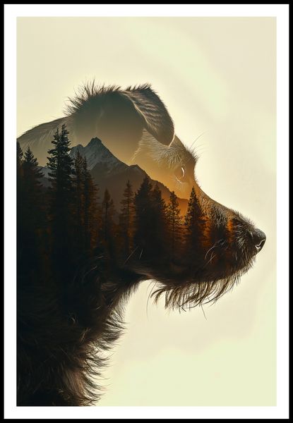 Plakat 61x91,5cm Psi Duch Lasu zdjęcie 3