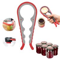 OTWIERACZ DO SŁOIKÓW WEKÓW WEKI NAKRĘTEK BUTELEK REGULOWANY 4W1 UNIWERSALNY