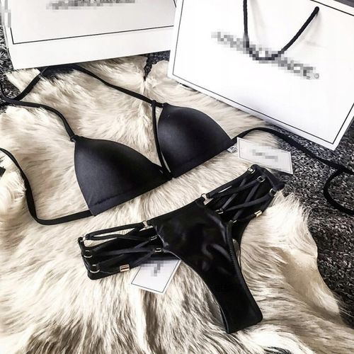 STRÓJ KĄPIELOWY PASKI SEKSOWNY PUSH UP ROZ. M 38 na Arena.pl