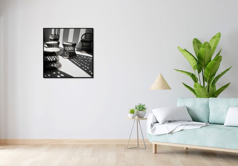Plakat 70x70cm Gra Świateł zdjęcie 4