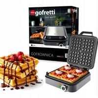 GOFROWNICA 4 GOFRY REGULACJA TEMPERATURY MOCNA 1500W NIEPRZYWIERAJĄCE