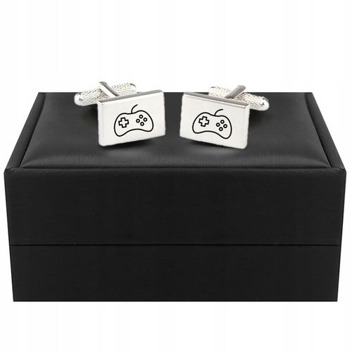 Spinki do mankietów prostokątne TWÓJ TEKST GRAFIKA na Arena.pl