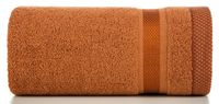 Ręcznik frotte z bordiurą ABBIE 100X150 pomarańczowy