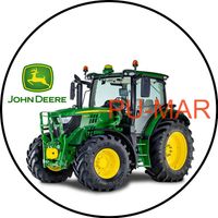 Opłatek na tort Urodziny Ciągnik Rolniczy John Deere Zetor Fendt Ursus